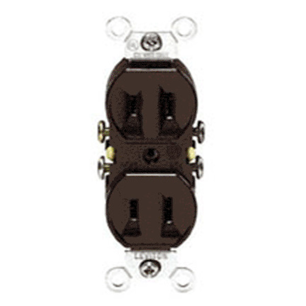 Leviton 2-Prong Plug Duplex Outlet 007-00223-000
